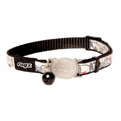 Collar Rogz Reflectocat Sml - Black Cat