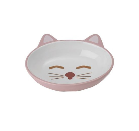 Bowl Here Kitty Oval - Pink
