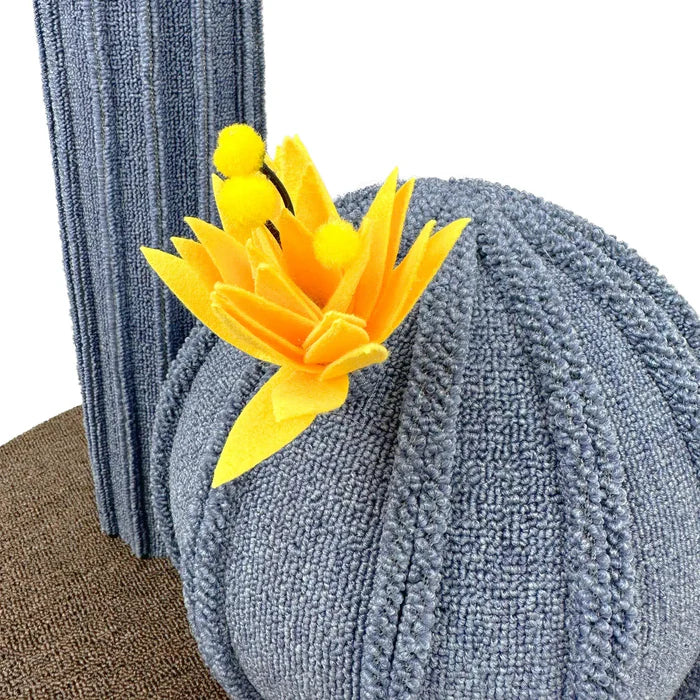 Cattitude Scratch Post Blue Torch Cactus