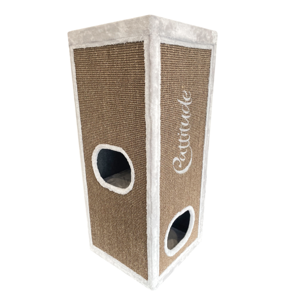 Scratch Post Cattitude Luxe Tower Brown 465.021