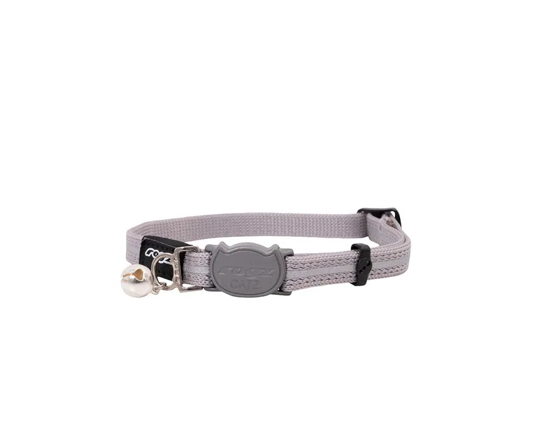 Collar Rogz Alleycat Xsml -Silver