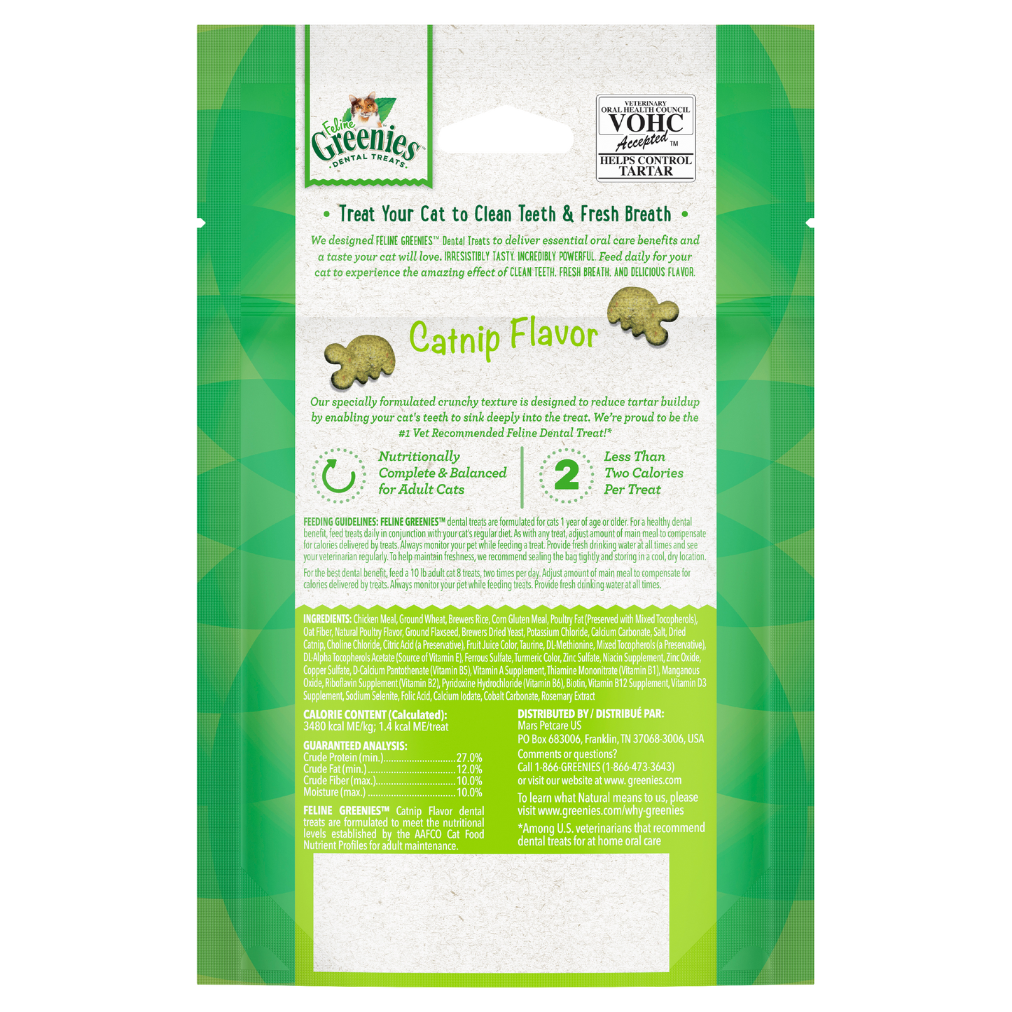 Greenies Treat 60g - Catnip