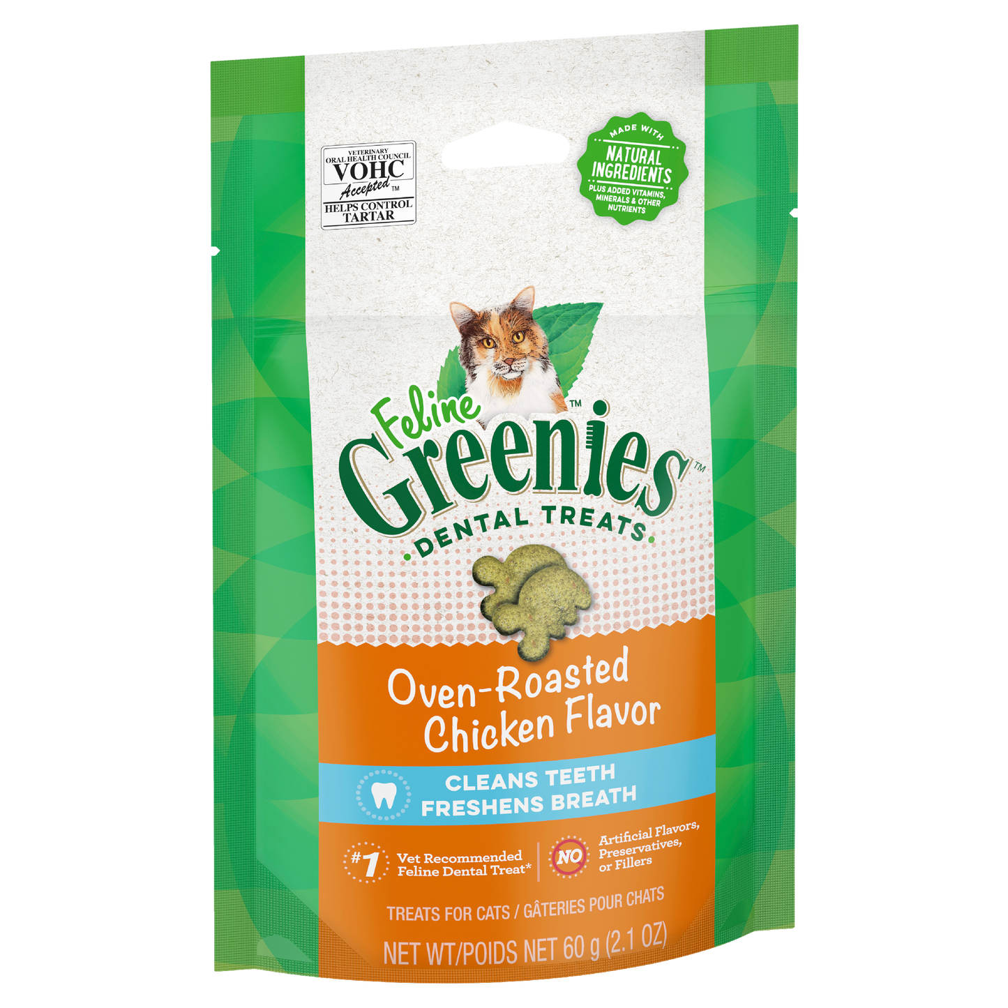 Greenies Treat 60g - Oven Roasted Chicken
