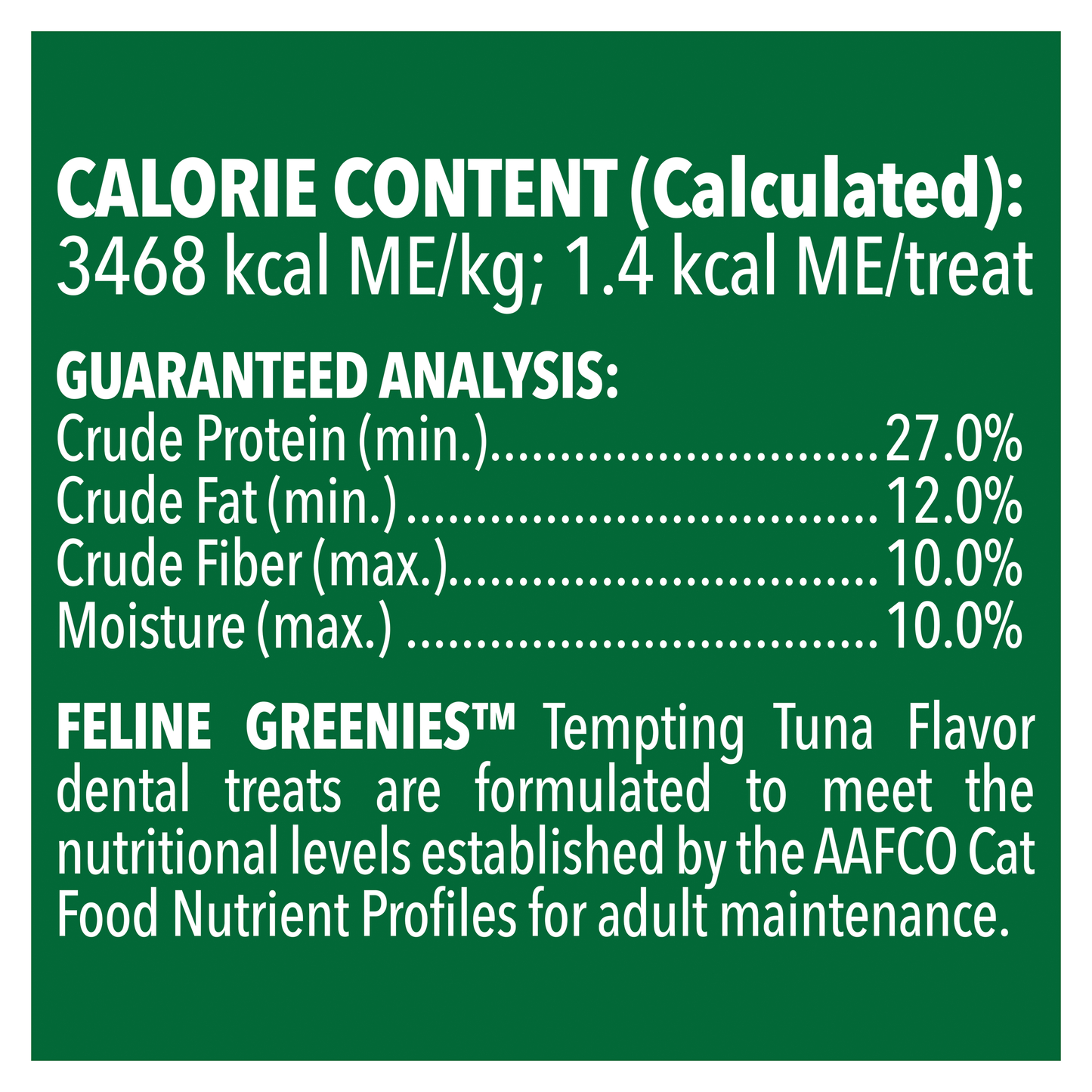 Greenies Treat 60g - Tempting Tuna