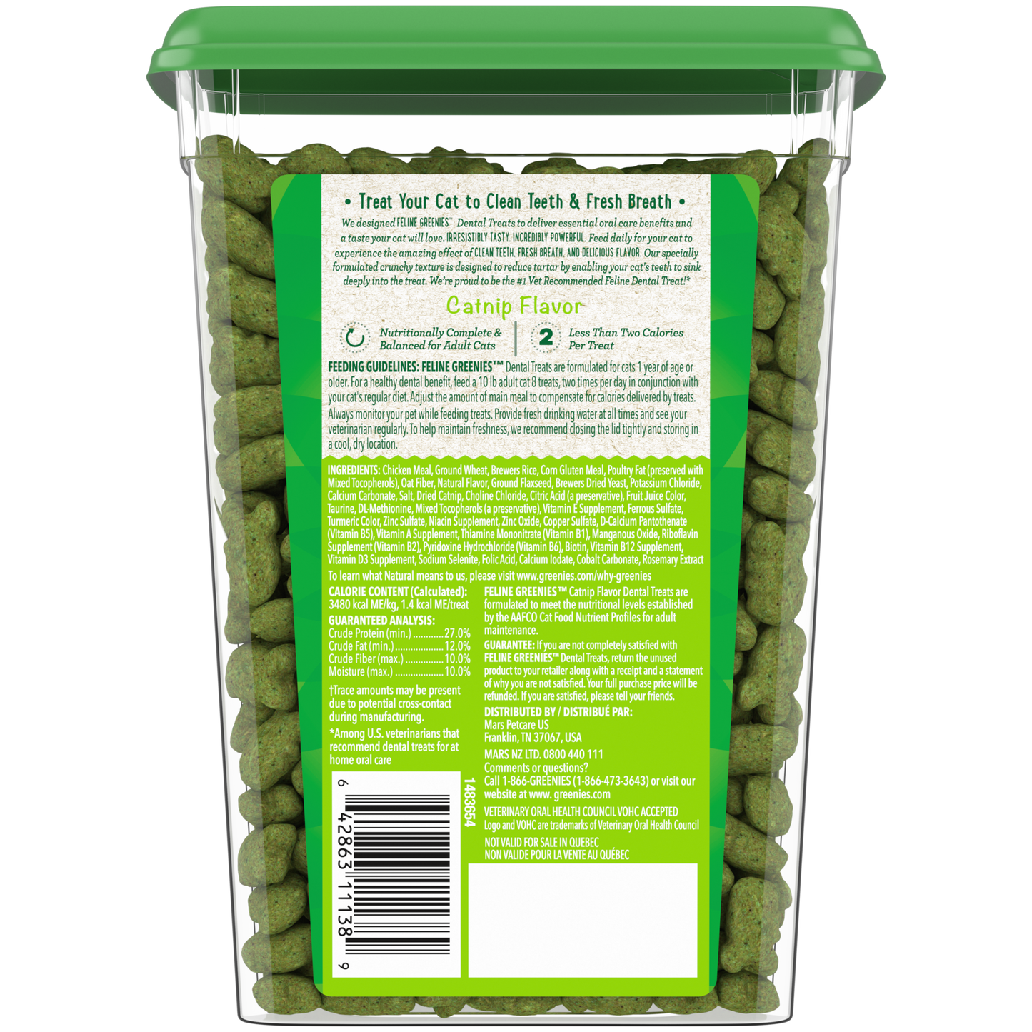 Greenies Treat 227g - Catnip