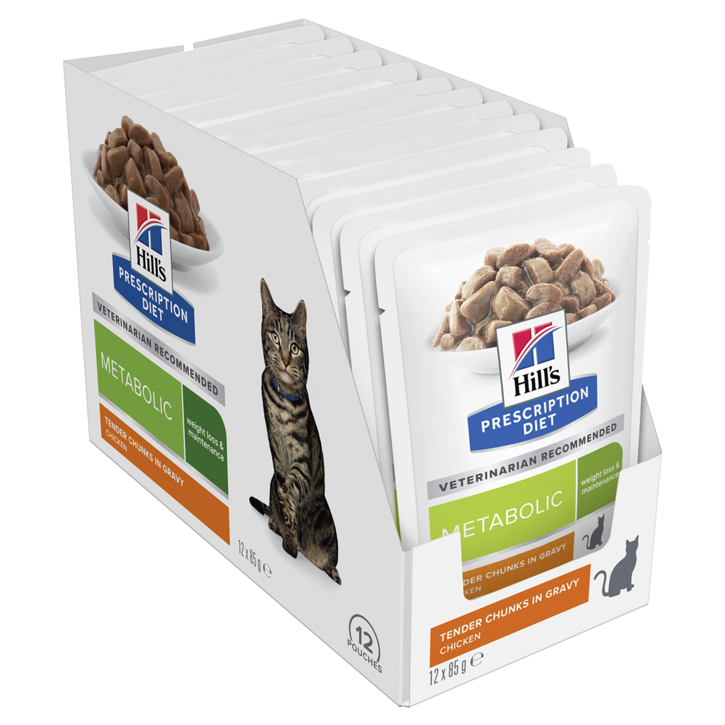 Box Hills Prescription Diet Metabolic Chicken 85g Pouches x 12