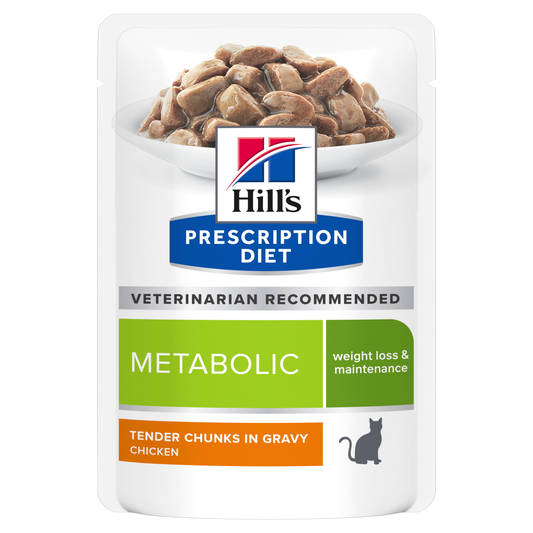 Box Hills Prescription Diet Metabolic Chicken 85g Pouches x 12
