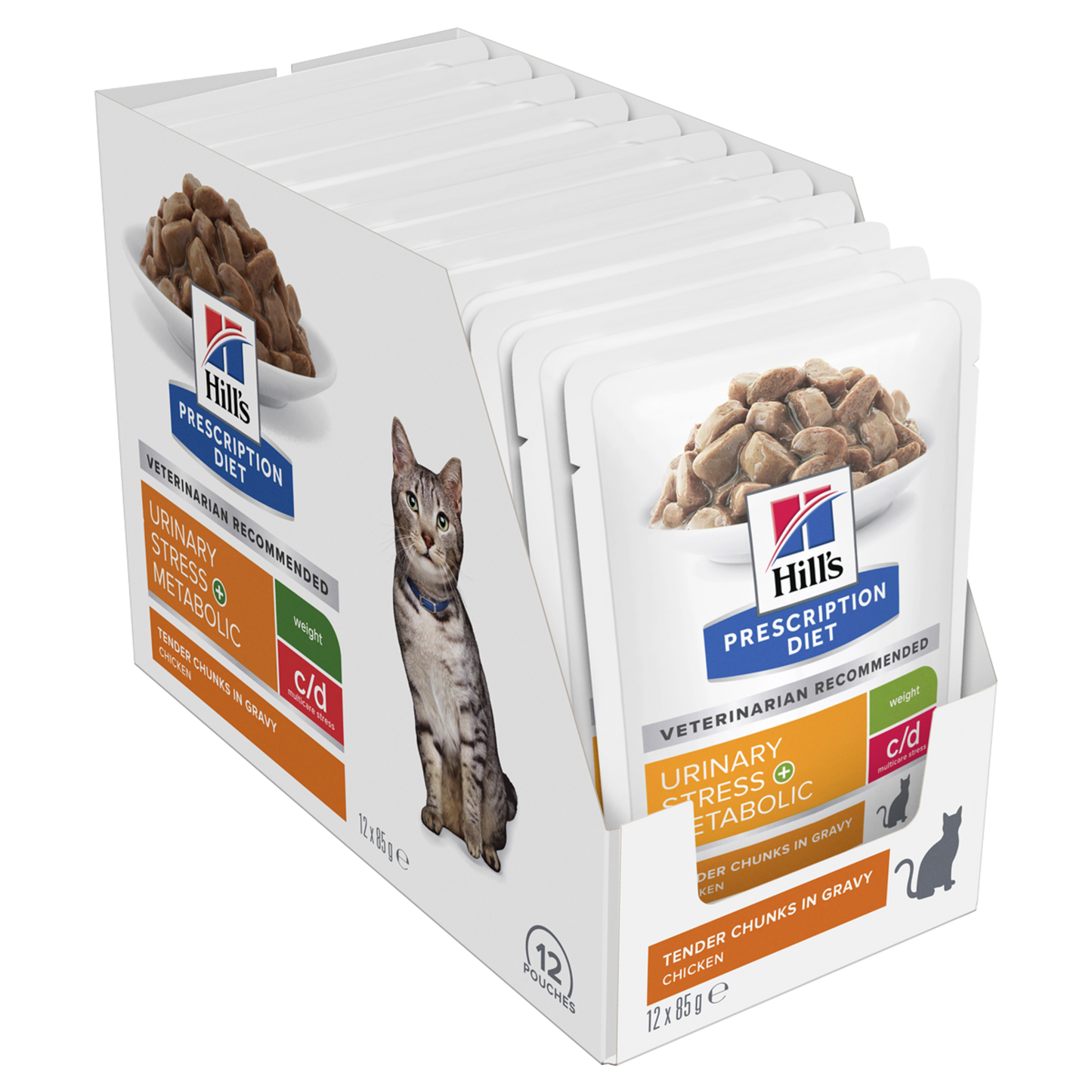 Hills Prescription Diet c/d Metabolic Urinary Stress 85g Pouch