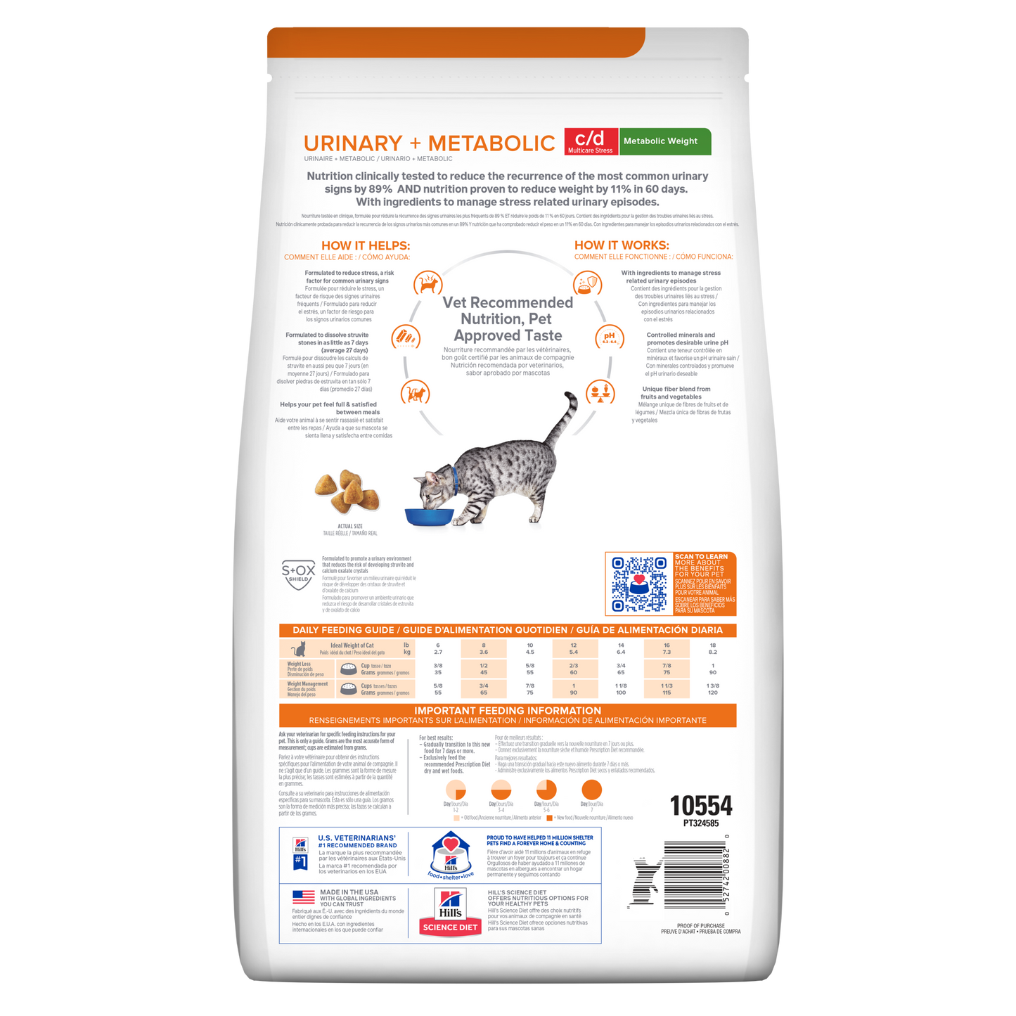 Hills Prescription Diet C/d Urinary And Metabolic 2.88kg
