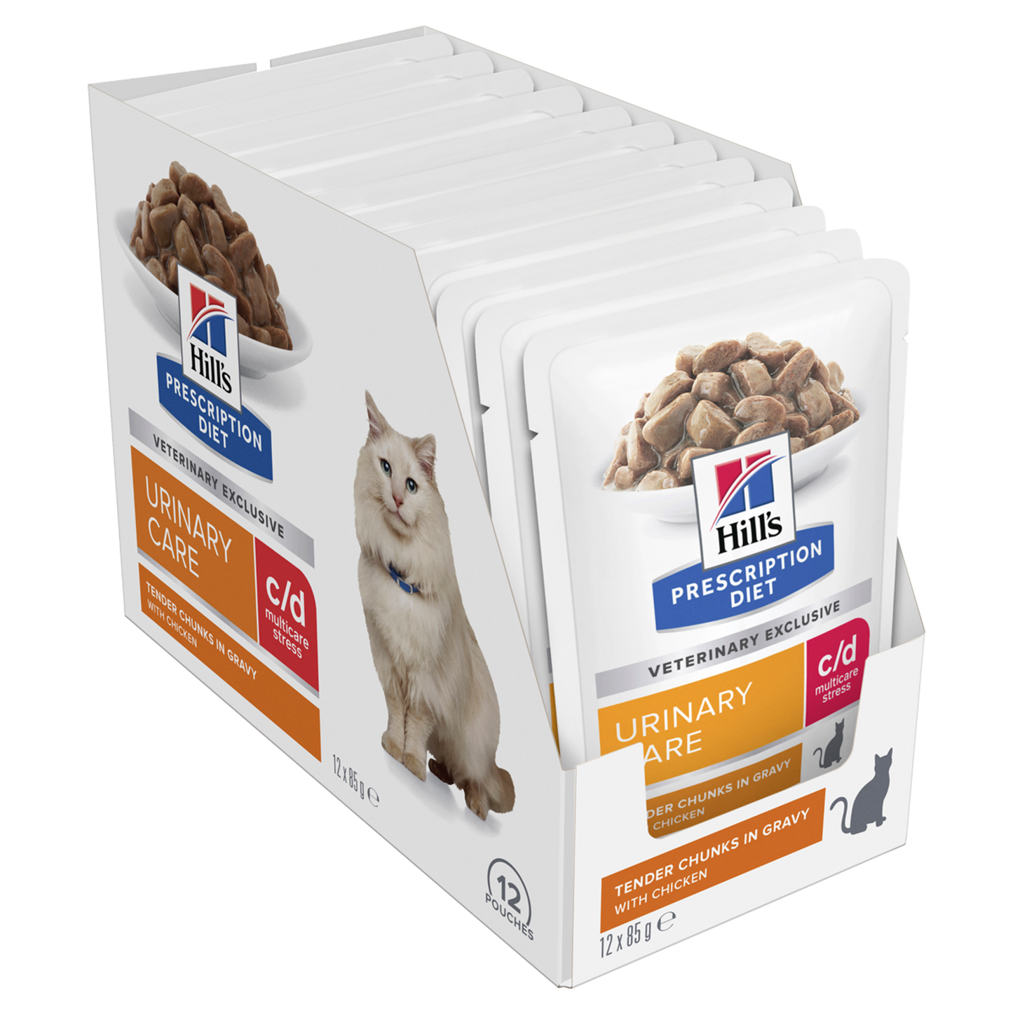 Hills Prescription Diet c/d Urinary Care Stress Chicken 85g Pouch