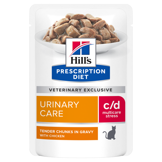 Hills Prescription Diet c/d Urinary Care Stress Chicken 85g Pouch