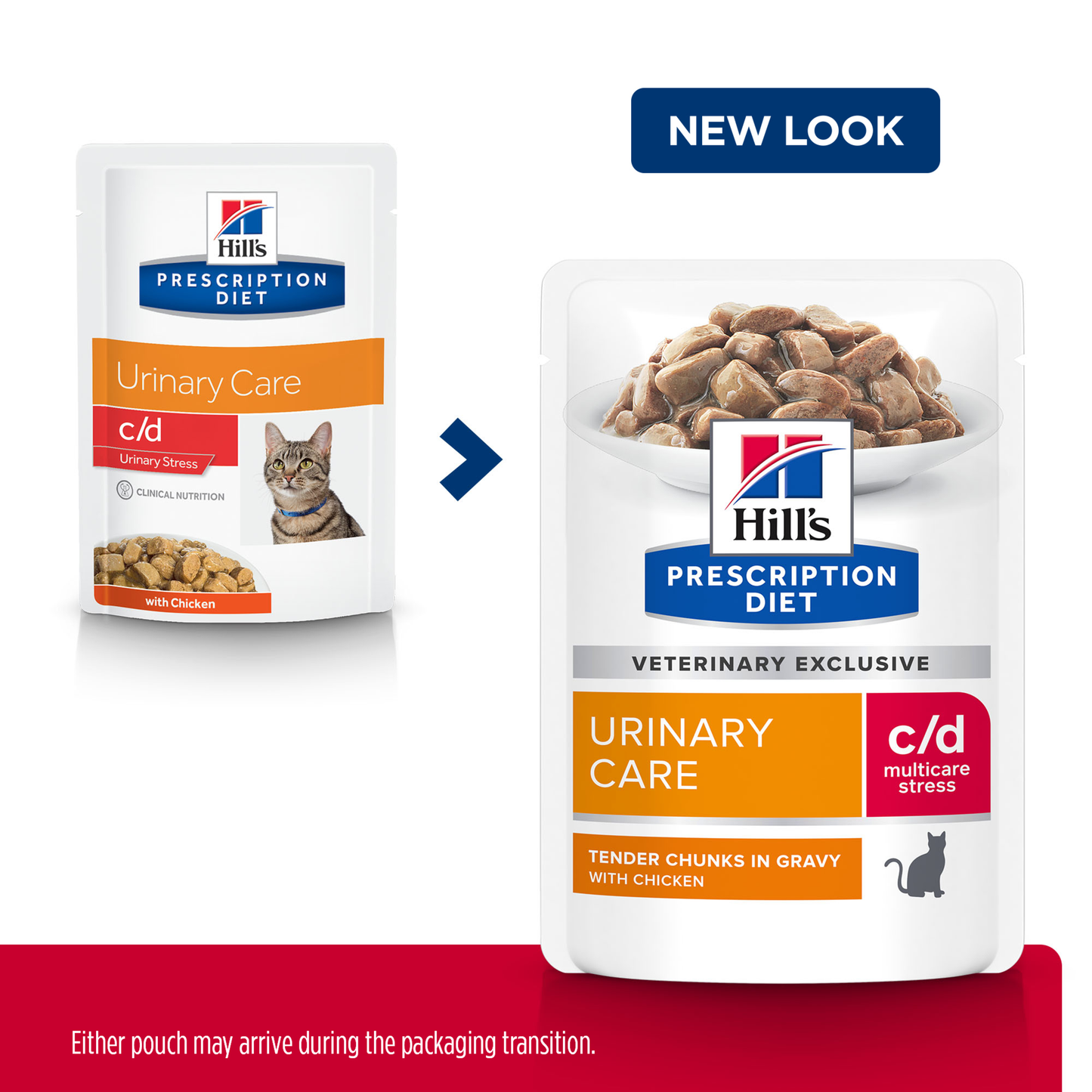 Hills Prescription Diet c/d Urinary Care Stress Chicken 85g Pouch