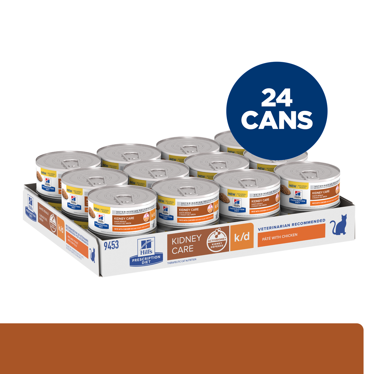 Tray Hills Prescription k/d Chicken 156g Tin x 24