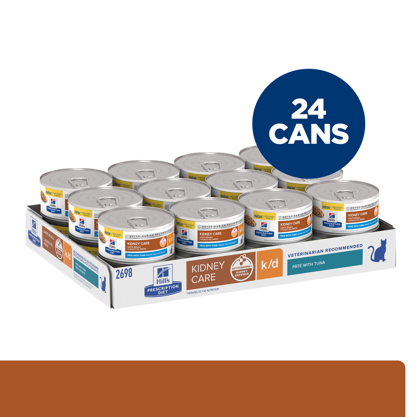 Tray Hills Prescription k/d Tuna 156g Tin x 24