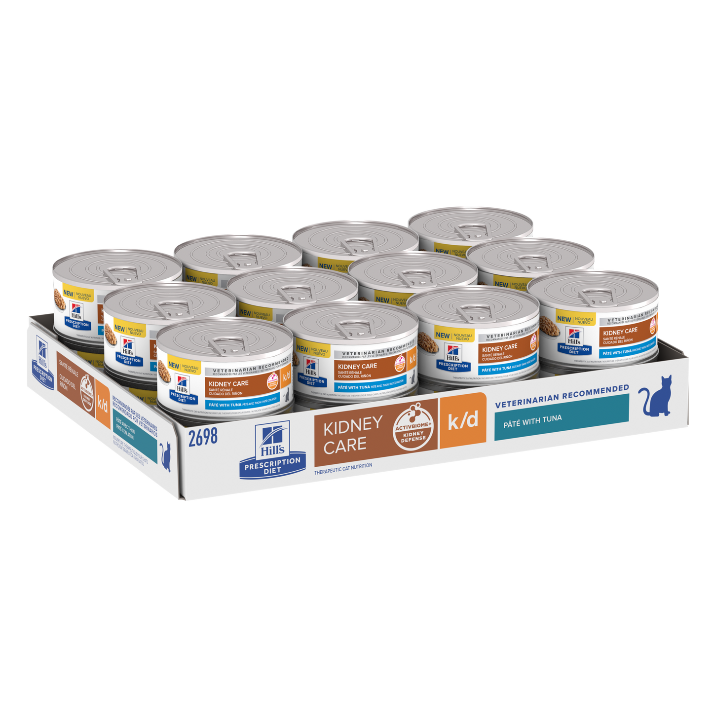 Tray Hills Prescription k/d Tuna 156g Tin x 24