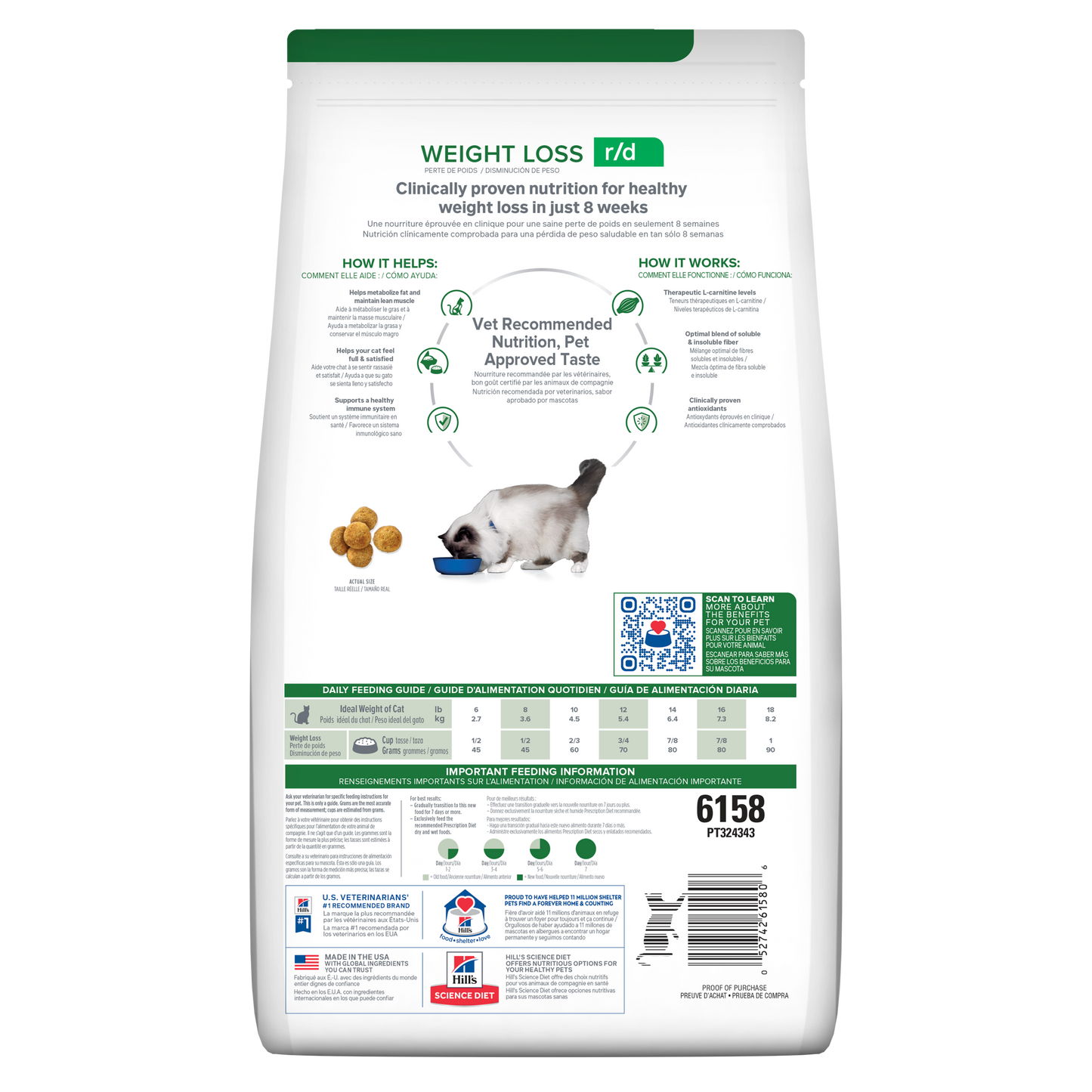 Hills Prescription Diet R/d 3.9kg