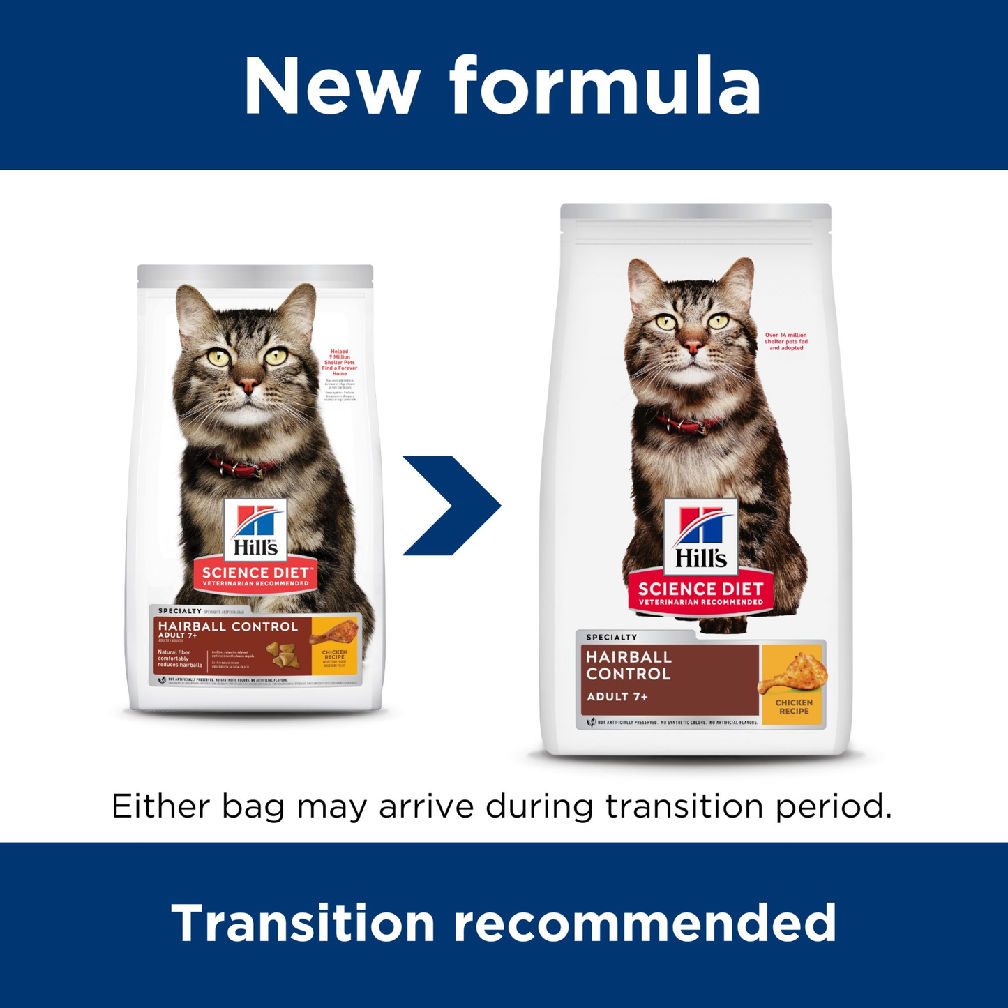 Hills Science Diet Senior Adult 7+ Hairball Control 2kg