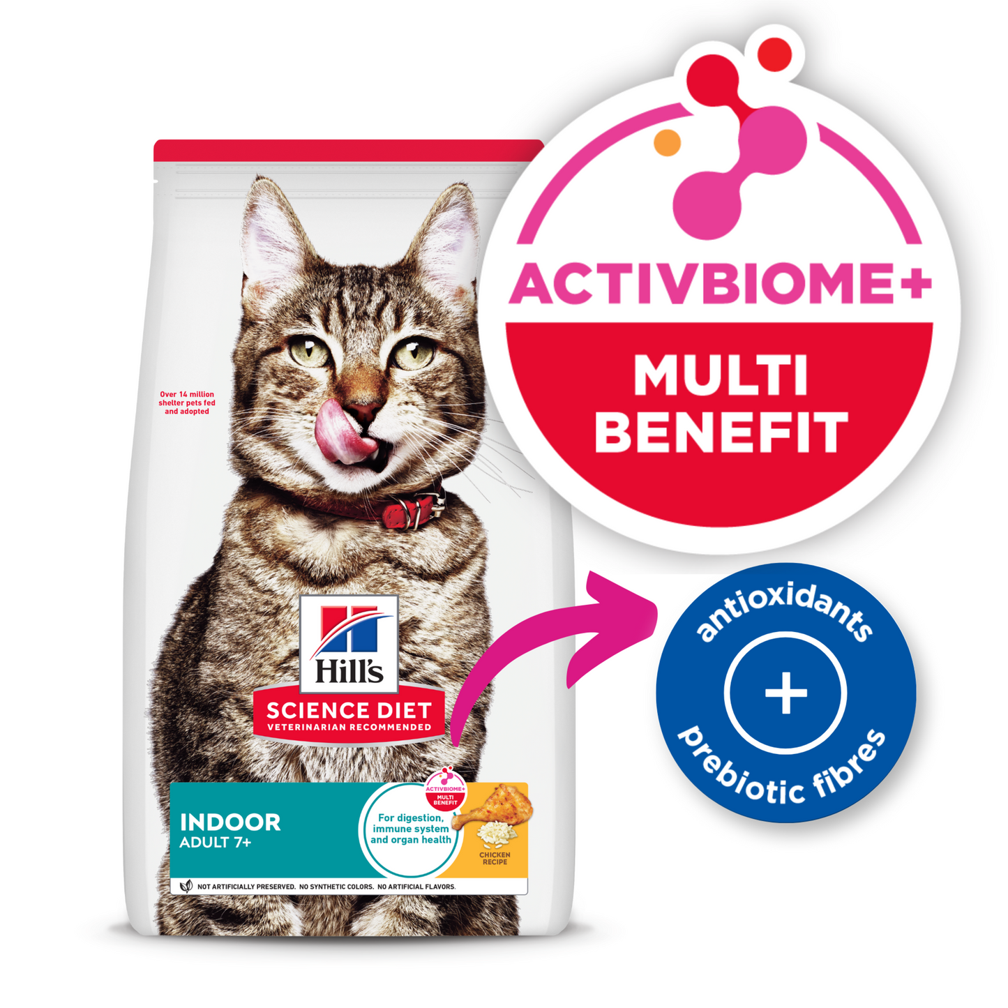 Hills Science Diet Adult 7+ Indoor 1.58kg