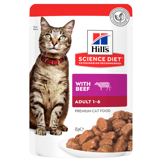 Box Hills Adult Optimal Beef 85g Pouches x 12