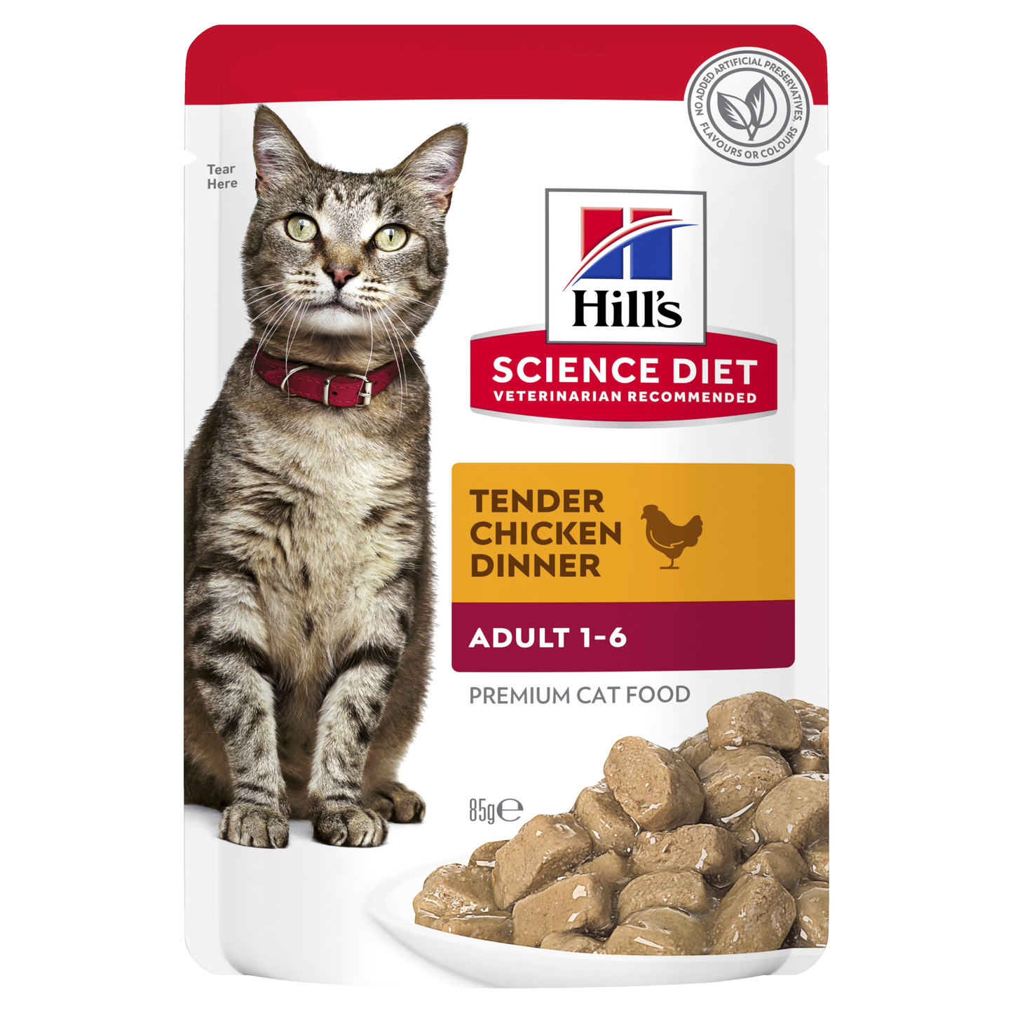 Box Hills Adult Optimal Tender Chicken 85g Pouches x 12