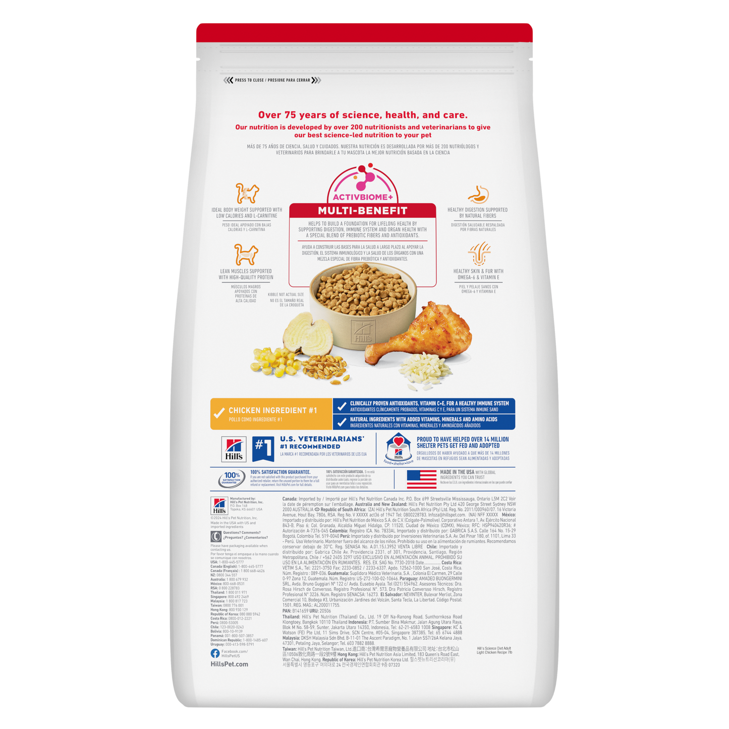 Hills Science Diet Adult Light 2kg