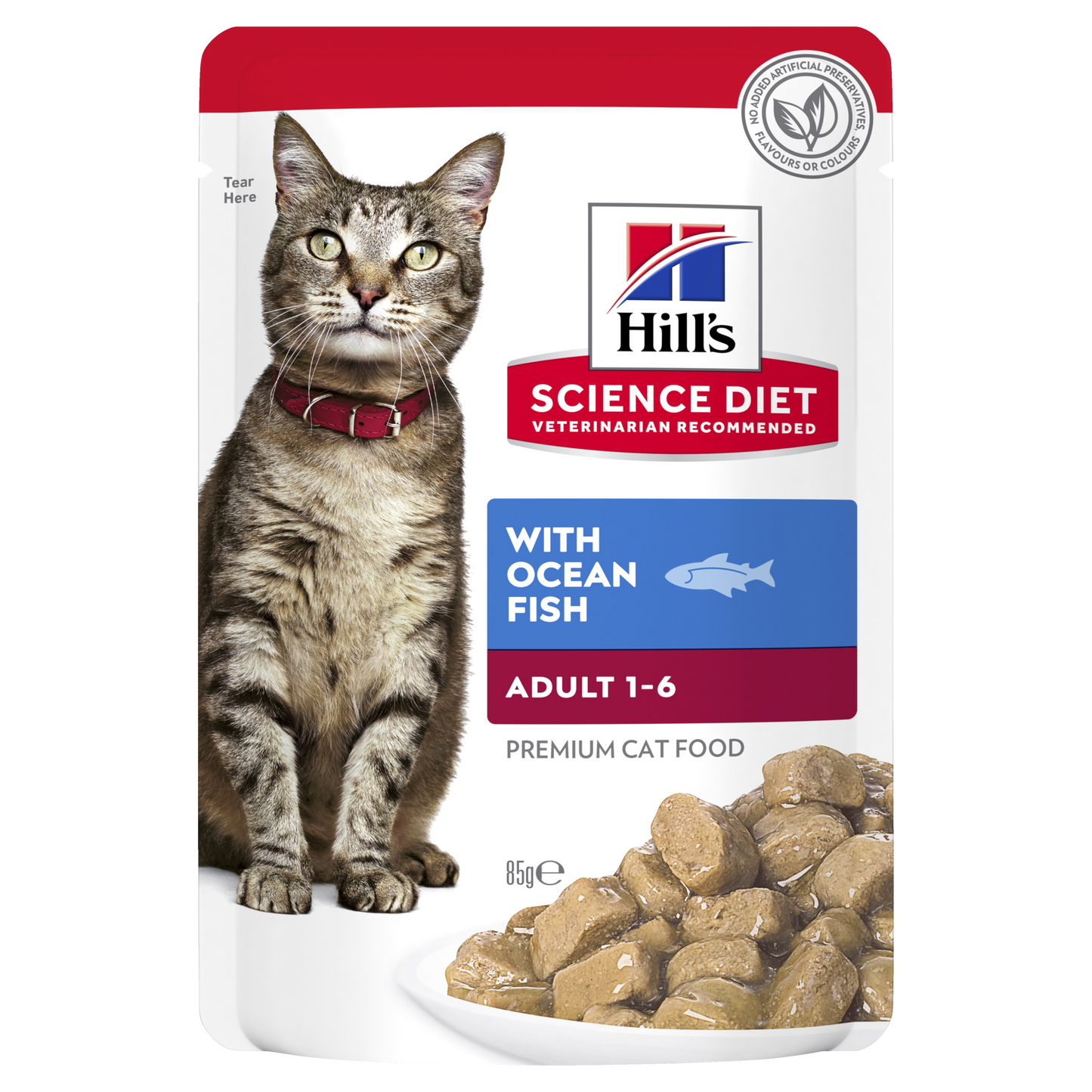 Box Hills Adult Optimal Ocean Fish 85g Pouches x 12