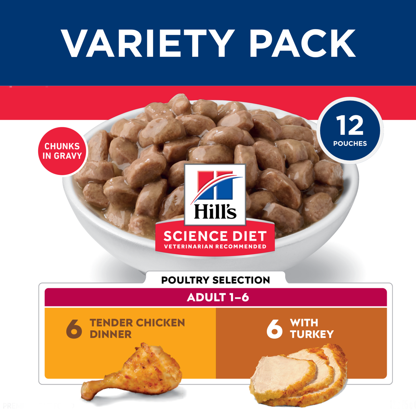 Box Hills Adult Variety Pack ( Chicken & Turkey )