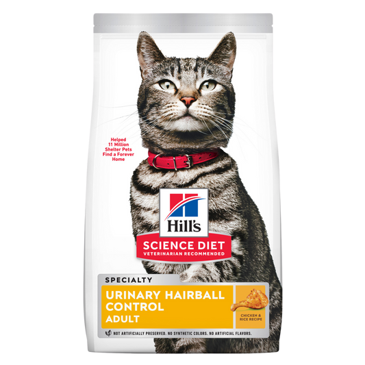 Hills Science Diet Adult Urinary Hairball Control 1.58kg