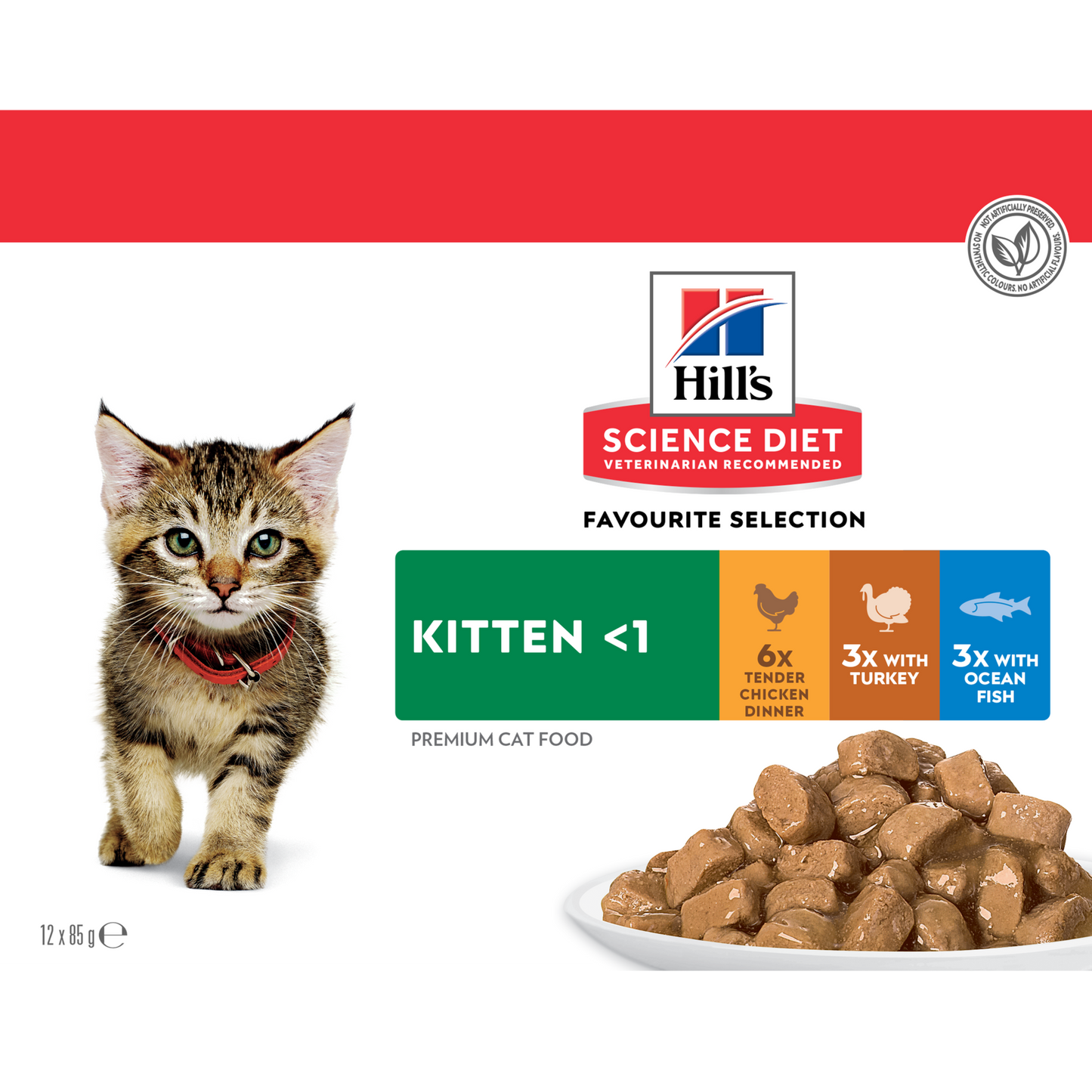 Box Hills Kitten Variety Pack 85g Pouches x 12