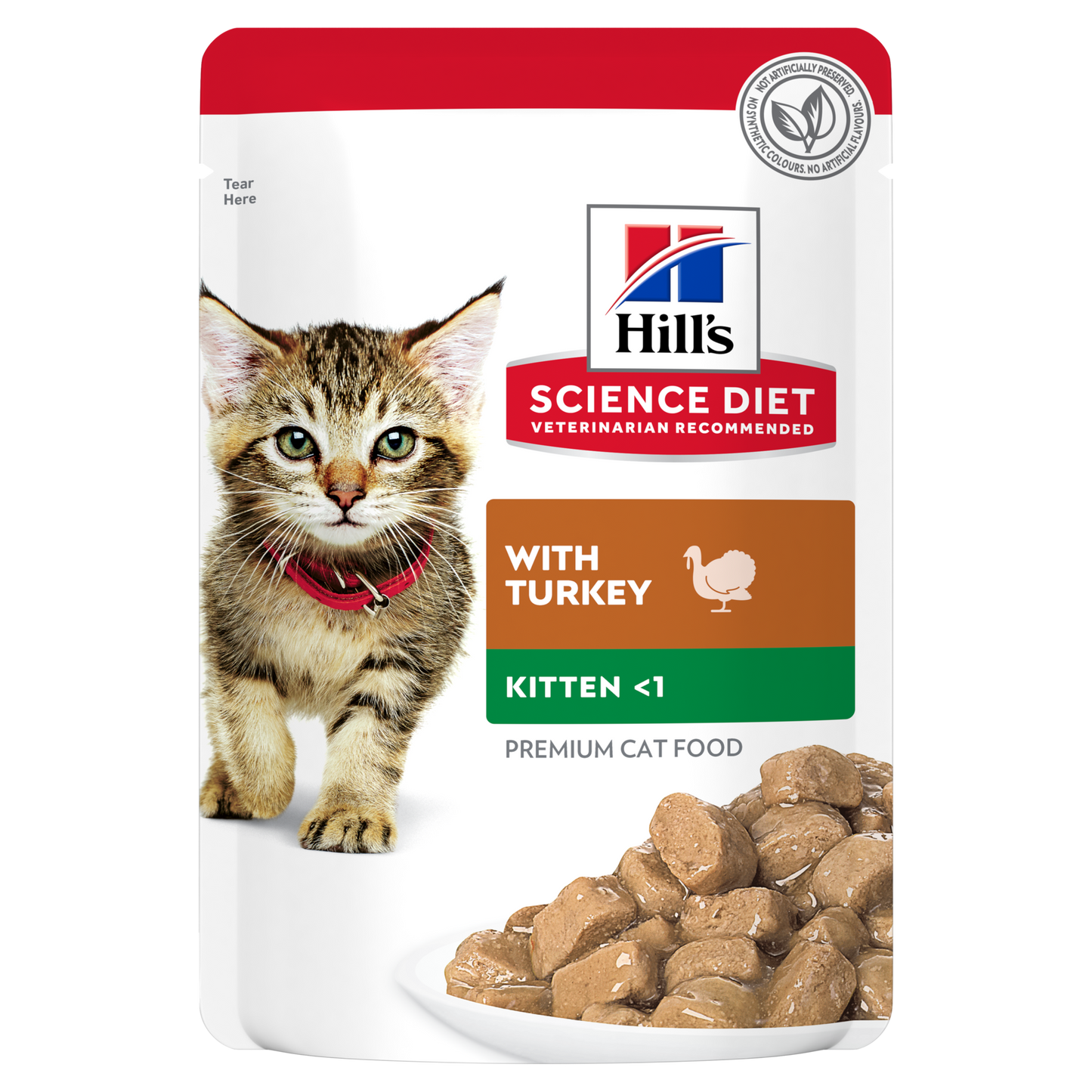 Box Hills Kitten Turkey 85g Pouches x 12