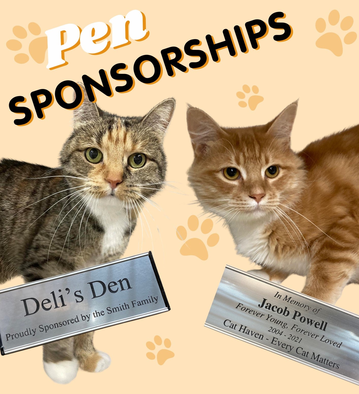 Cat Haven Cat Pen Sponsorship