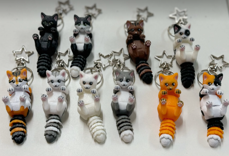 Cat Key Ring Starfall - Assorted Colours