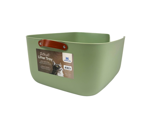 Cattitude Litter Tray Retreat - Sage