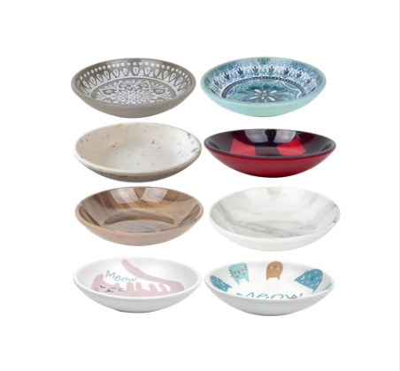 Bowl Saucer Cattitude Carrara Marble