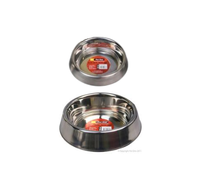 Bowl Stainless Steel Anti Ant Anti Tip 450ml