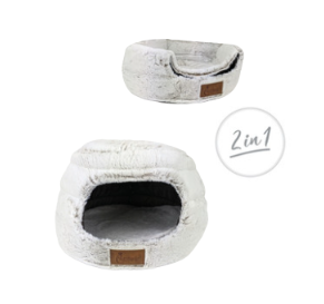 Bed Igloo Cattitude Multigloo Supersoft Grey