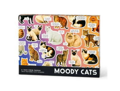 Moody Cat Puzzle 1000pc