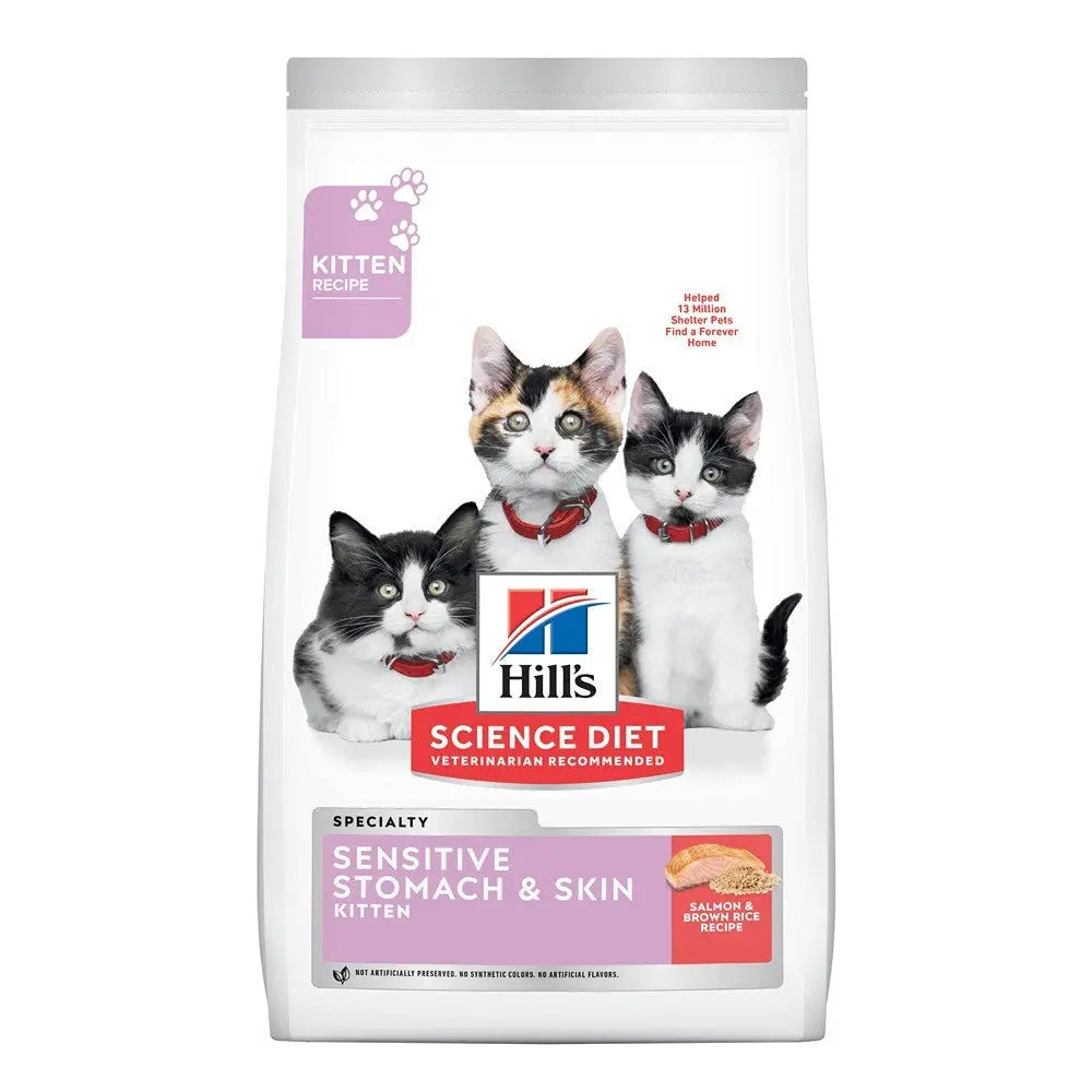 Hills Science Diet Kitten Sensitive Skin and Stomach Salmon 1.58kg
