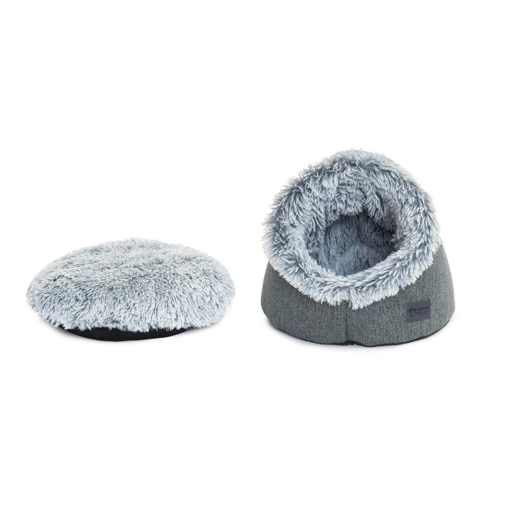 SPG Calming Pet Dome DOVE GREY