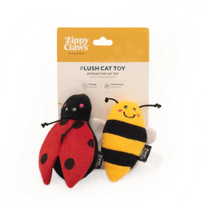 Zippyclaws Ladybug and Bee Toy