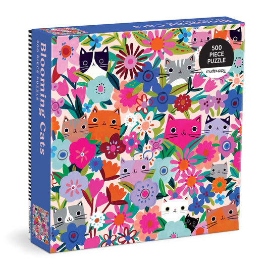 Blooming Cats Family Puzzle 500pc