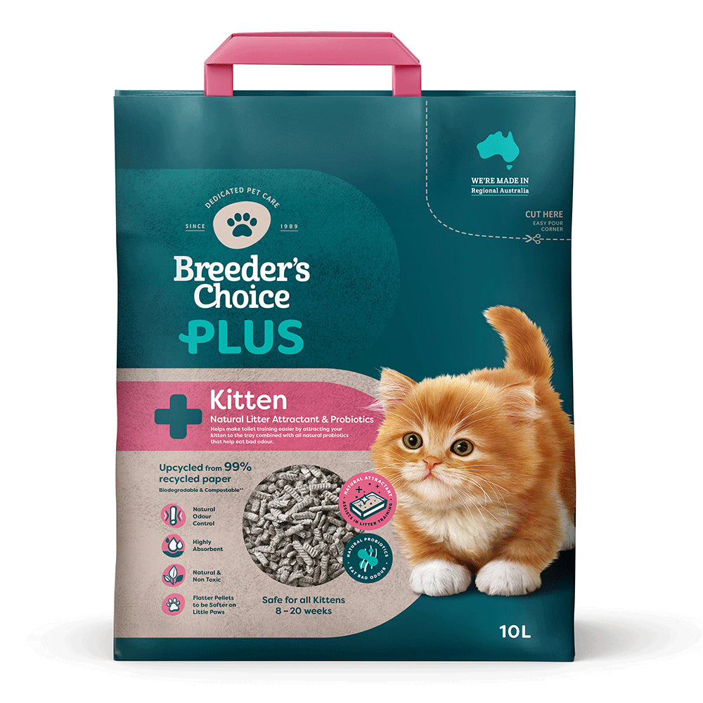 Litter Breeders Choice Plus Kitten 10lt