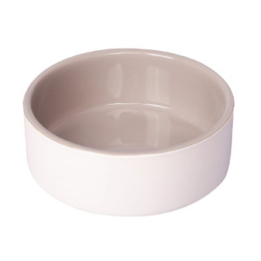 Pet One Ceramic Bowl Grey/White 300ml