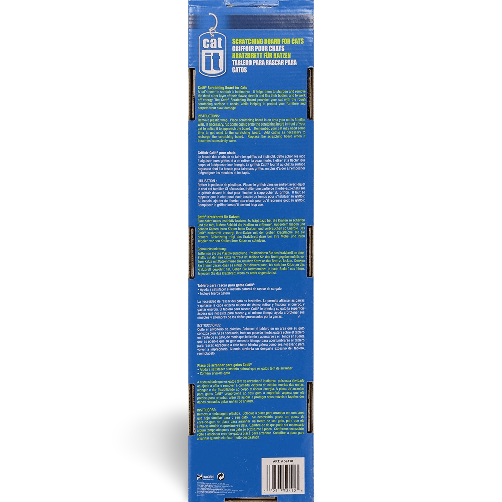 Catit Catnip Cardboard Scratch Pad Narrow