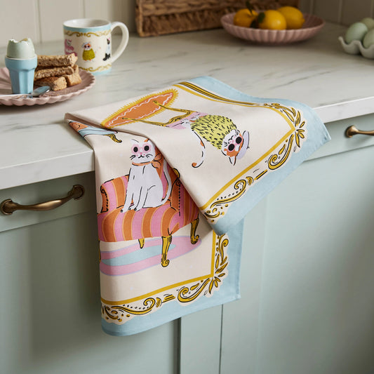 UW Cool Cats Cotton Tea Towel