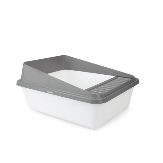 Furkidz Hi Back Cat Litter Box Medium 44x34x21cm