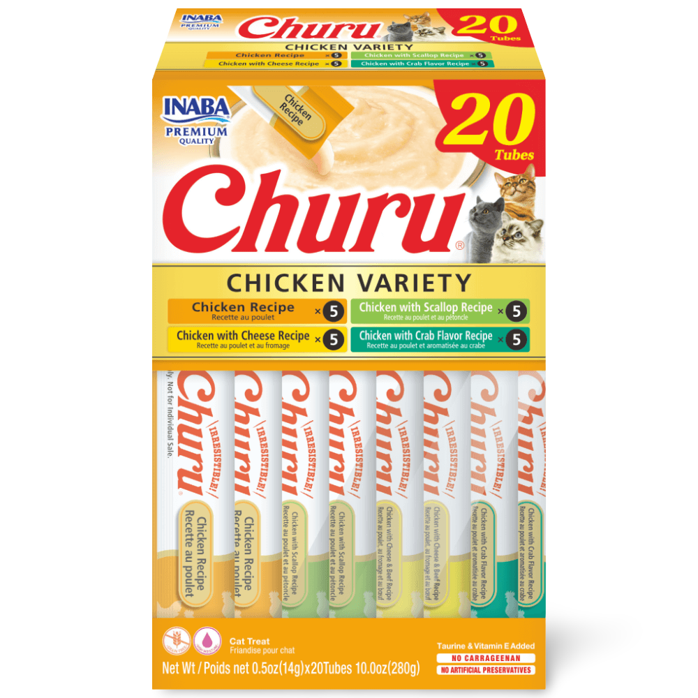 INABA Churu Chicken Varieties 20 tube Box