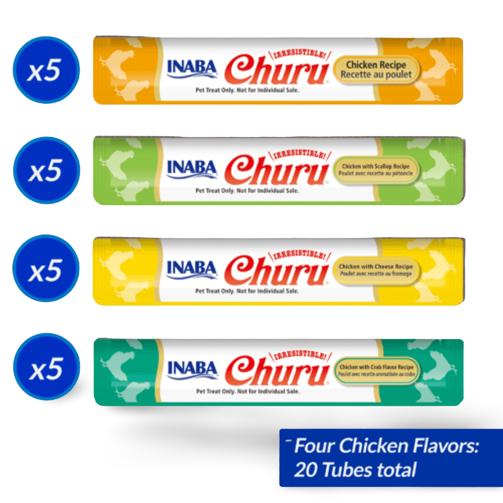INABA Churu Chicken Varieties 20 tube Box