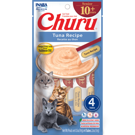 INABA Churu Puree Senior 10+ Tuna