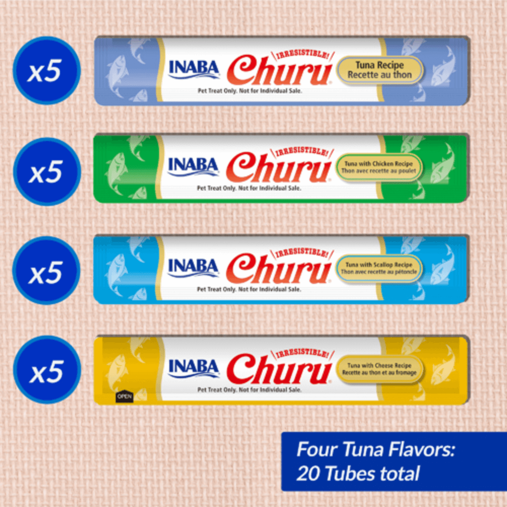 INABA Churu Tuna Varieties 20 tube Box